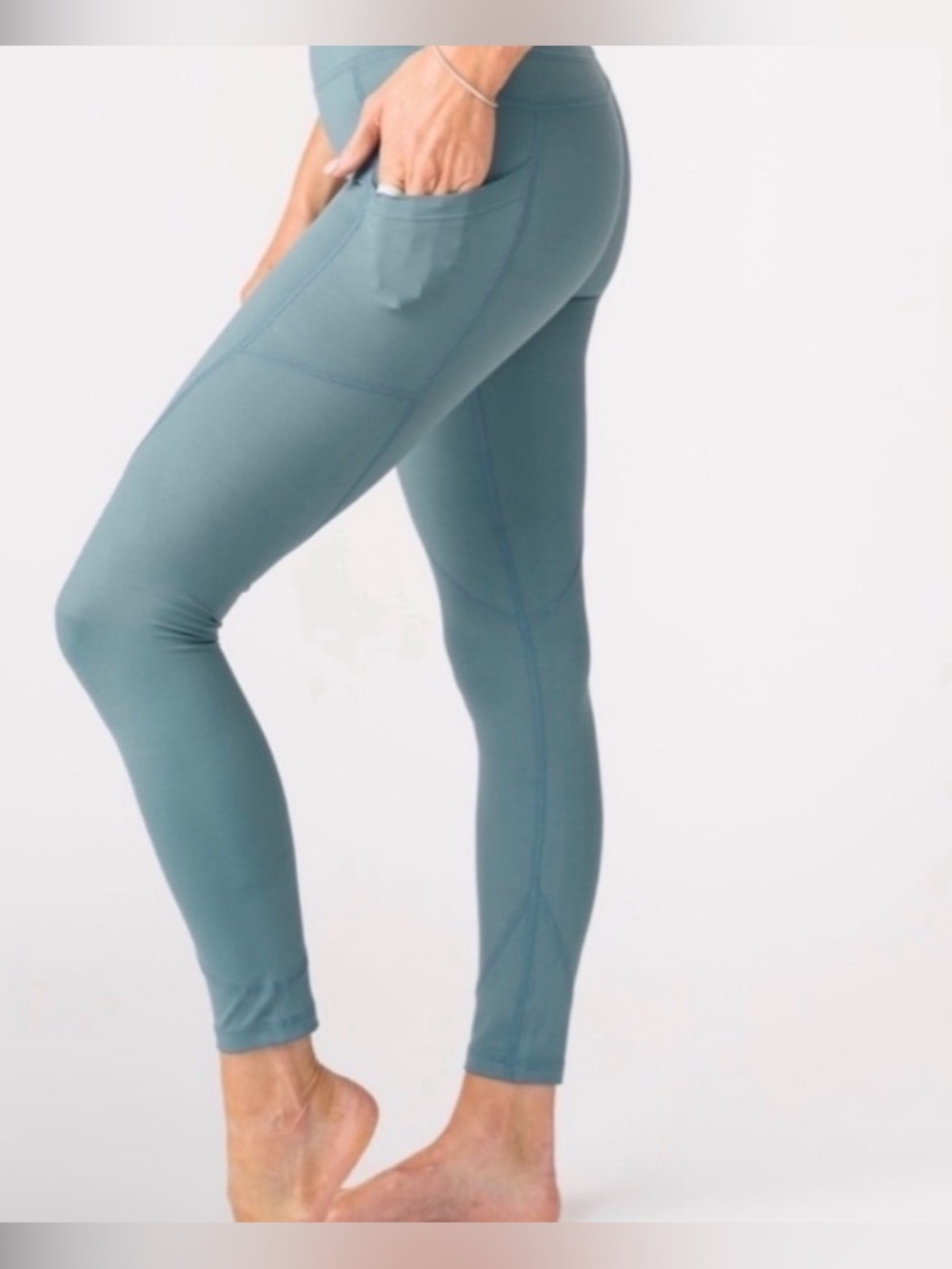 Zyia Active Teal LNT leggings with pockets